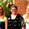 Alexandra and Adriana with Michelle Robinson, Director of Marketing and Public Relations 
