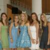 Alexandra is flanked by her friends and fellow Outstanding Teen Titleholders.